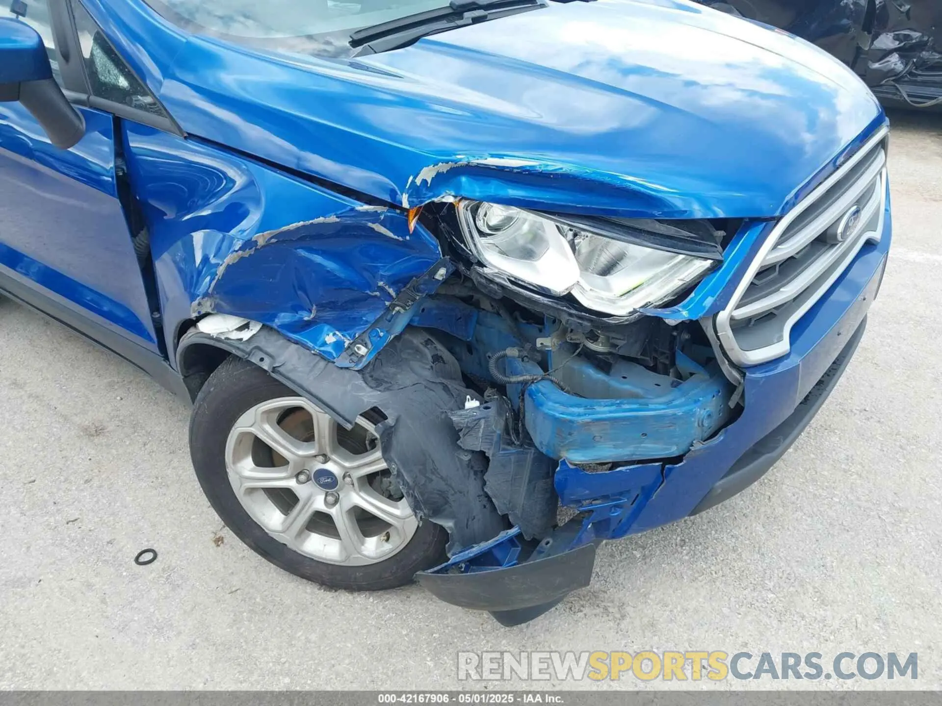6 fotografías del automóvil dañado MAJ3S2GE9LC326571 FORD ECOSPORT 2020