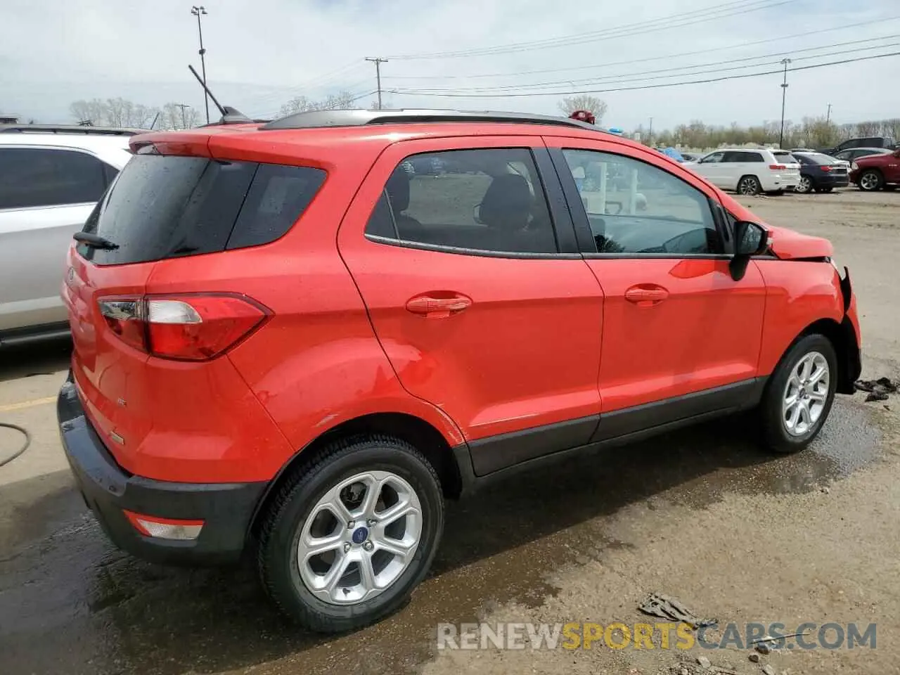3 fotografías del automóvil dañado MAJ3S2GE9LC353561 FORD ECOSPORT 2020