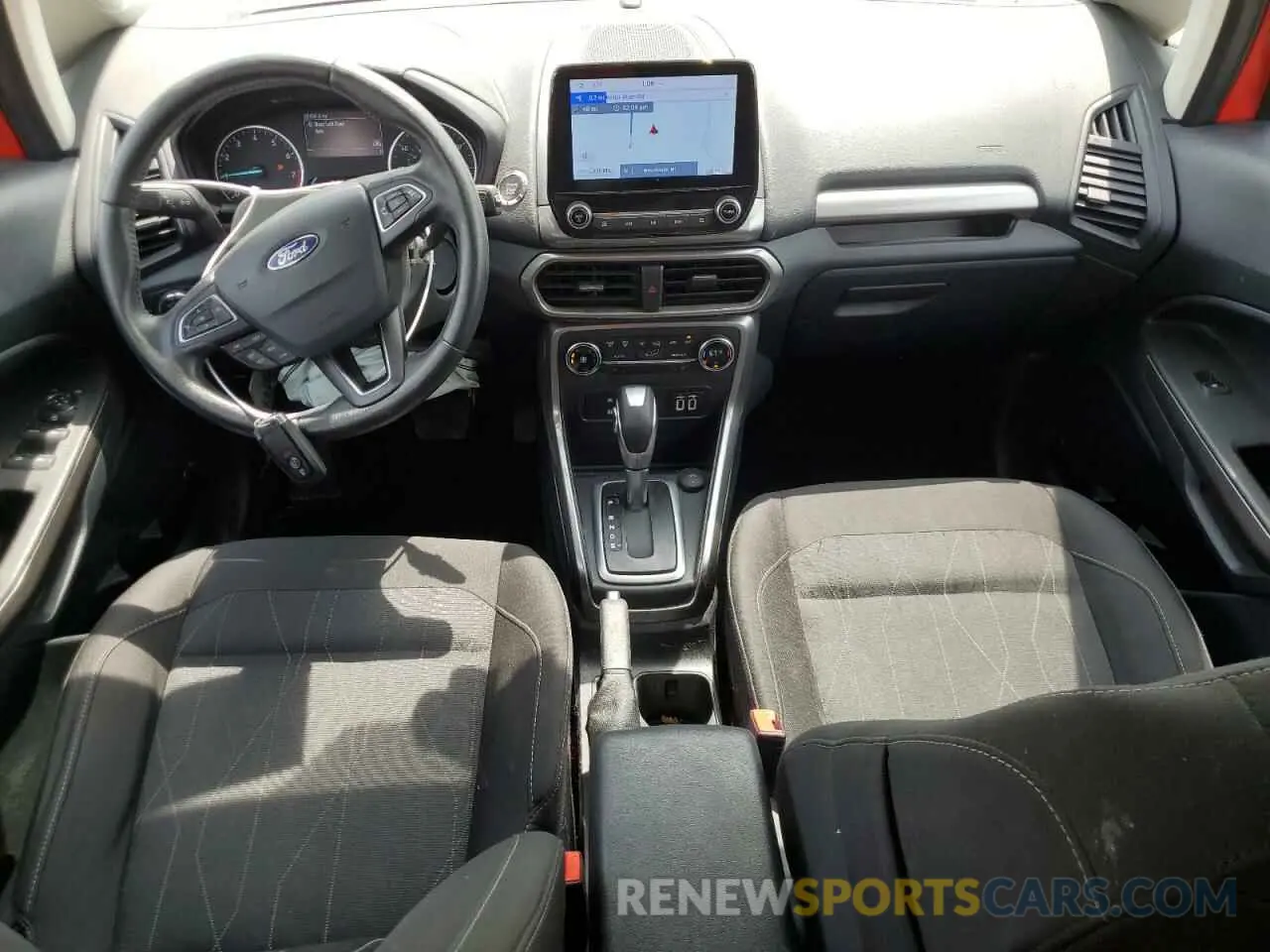 8 fotografías del automóvil dañado MAJ3S2GE9LC353561 FORD ECOSPORT 2020