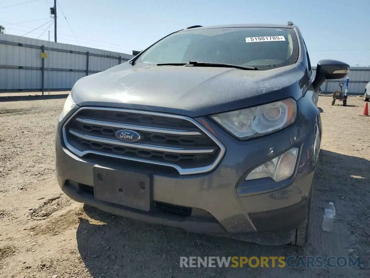 5 fotografías del automóvil dañado MAJ3S2GE9LC355648 FORD ECOSPORT 2020