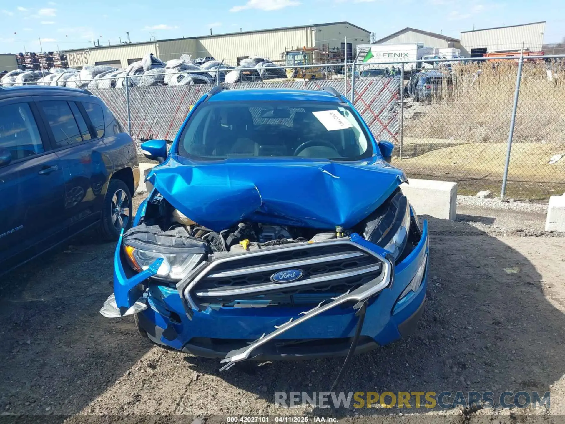 12 fotografías del automóvil dañado MAJ3S2GEXLC325834 FORD ECOSPORT 2020
