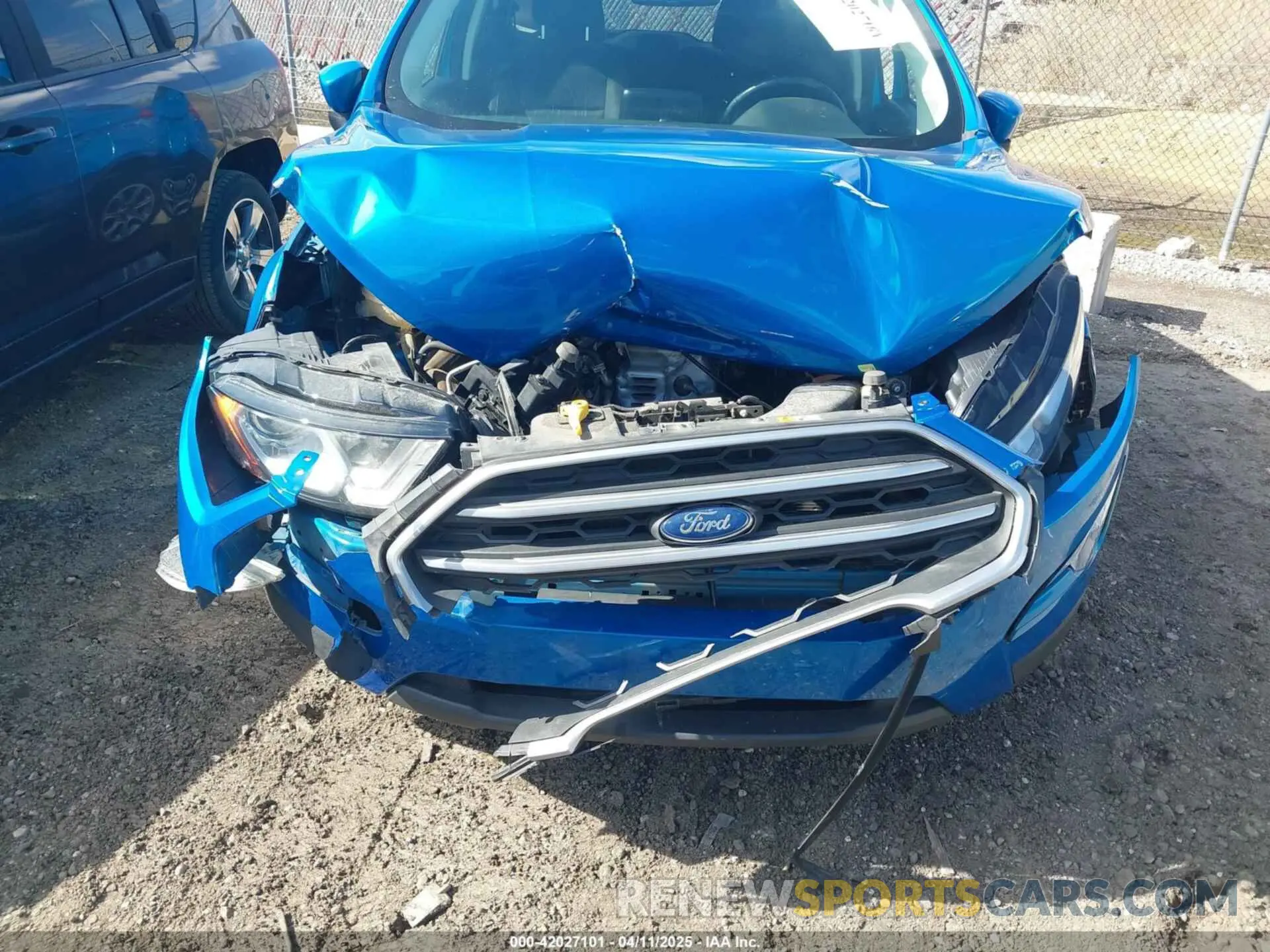 6 fotografías del automóvil dañado MAJ3S2GEXLC325834 FORD ECOSPORT 2020