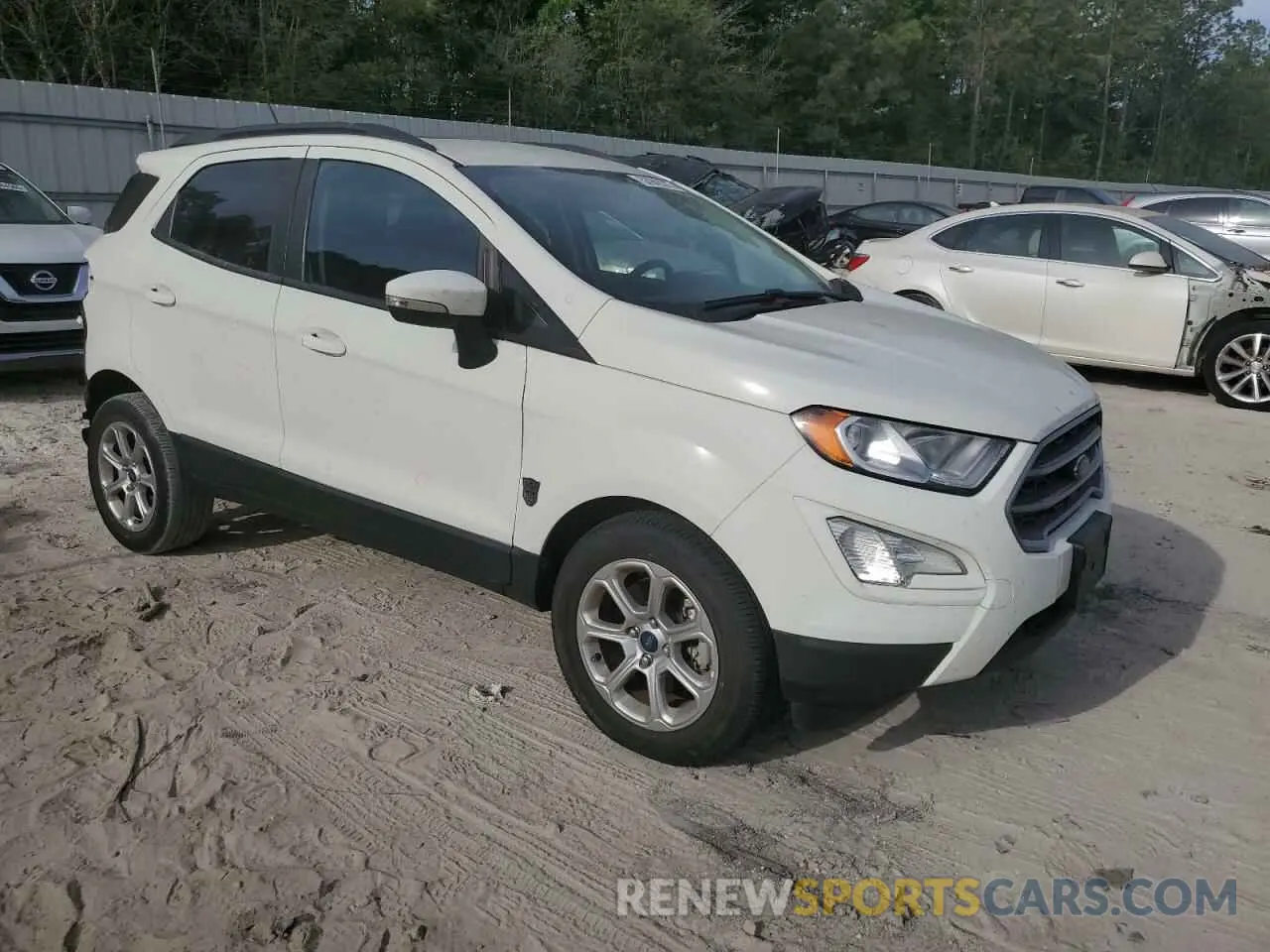 4 fotografías del automóvil dañado MAJ3S2GEXLC333352 FORD ECOSPORT 2020