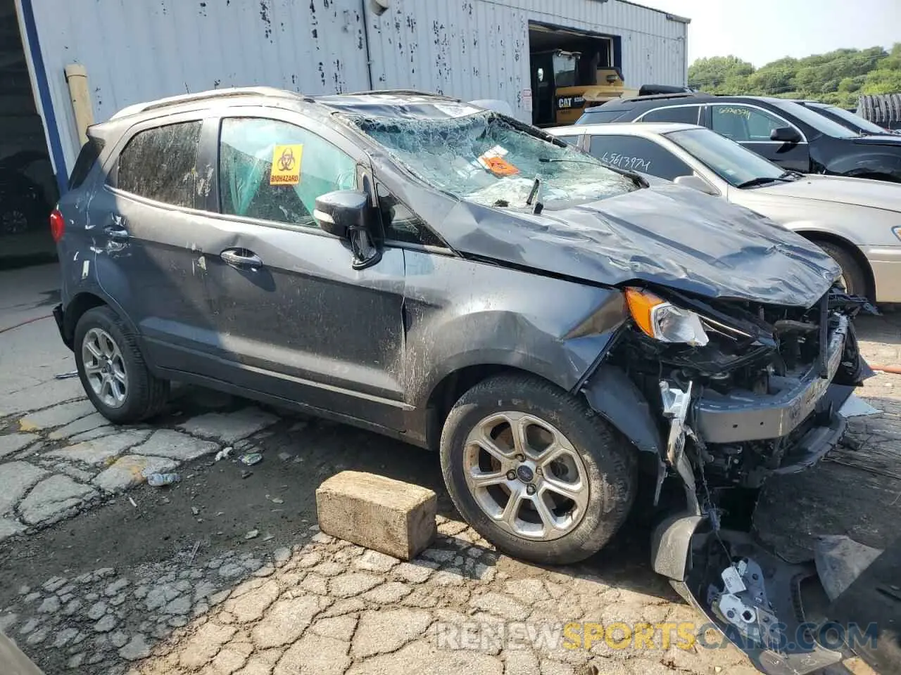 4 fotografías del automóvil dañado MAJ3S2GEXLC341757 FORD ECOSPORT 2020