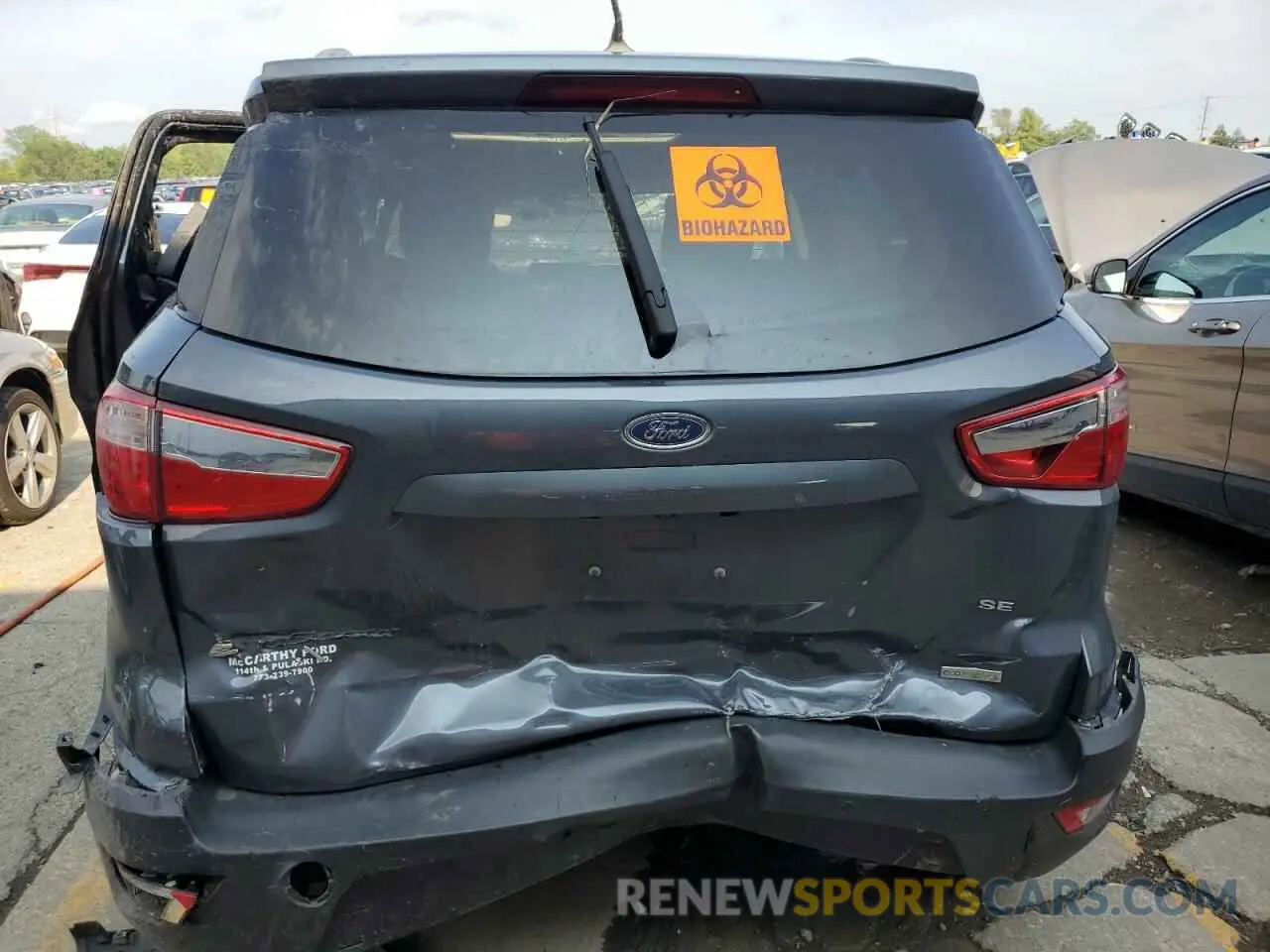 6 fotografías del automóvil dañado MAJ3S2GEXLC341757 FORD ECOSPORT 2020