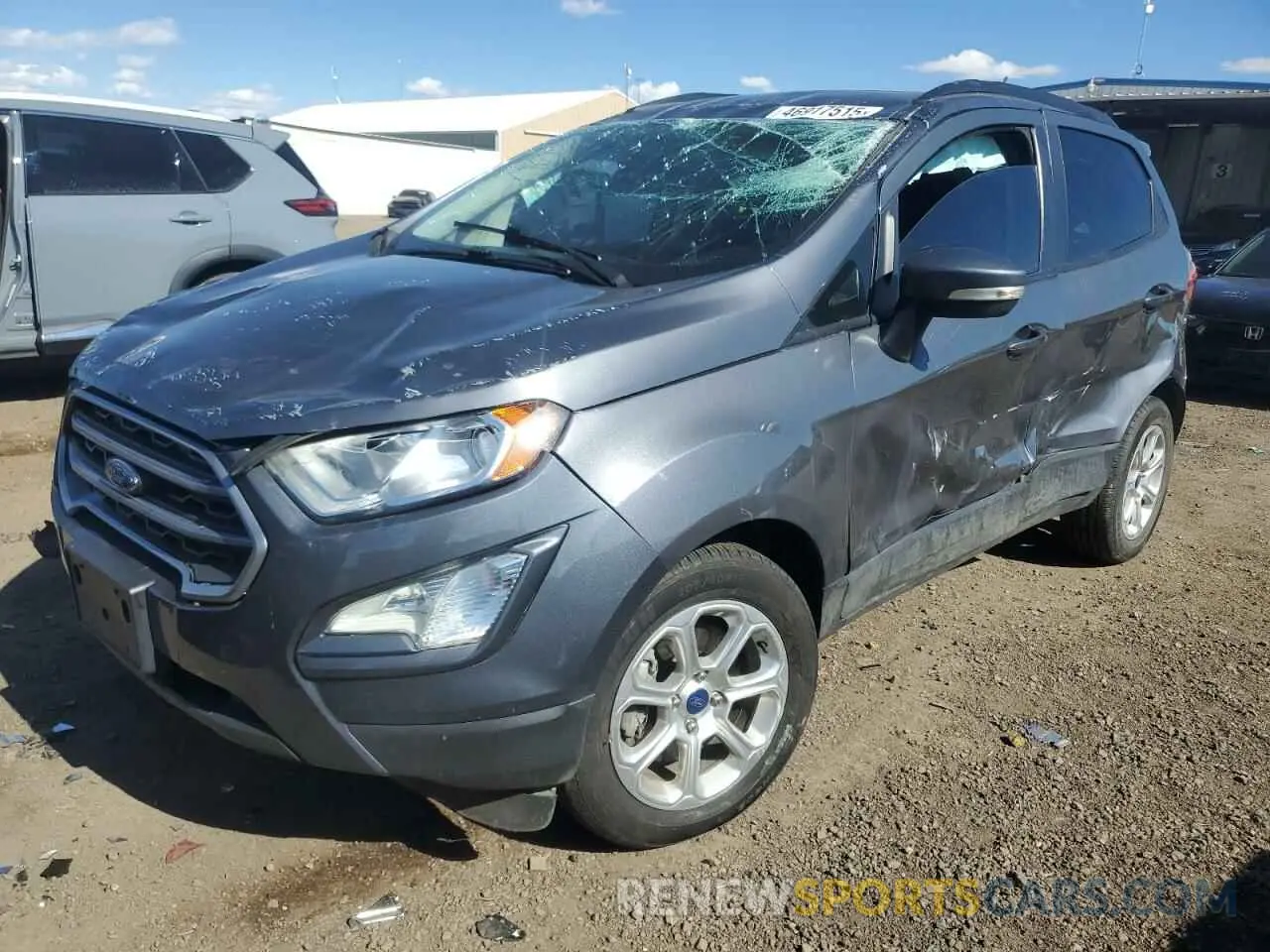 1 fotografías del automóvil dañado MAJ3S2GEXLC355478 FORD ECOSPORT 2020