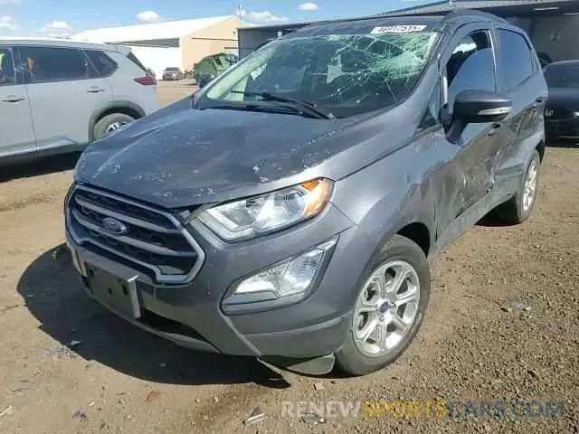 12 fotografías del automóvil dañado MAJ3S2GEXLC355478 FORD ECOSPORT 2020