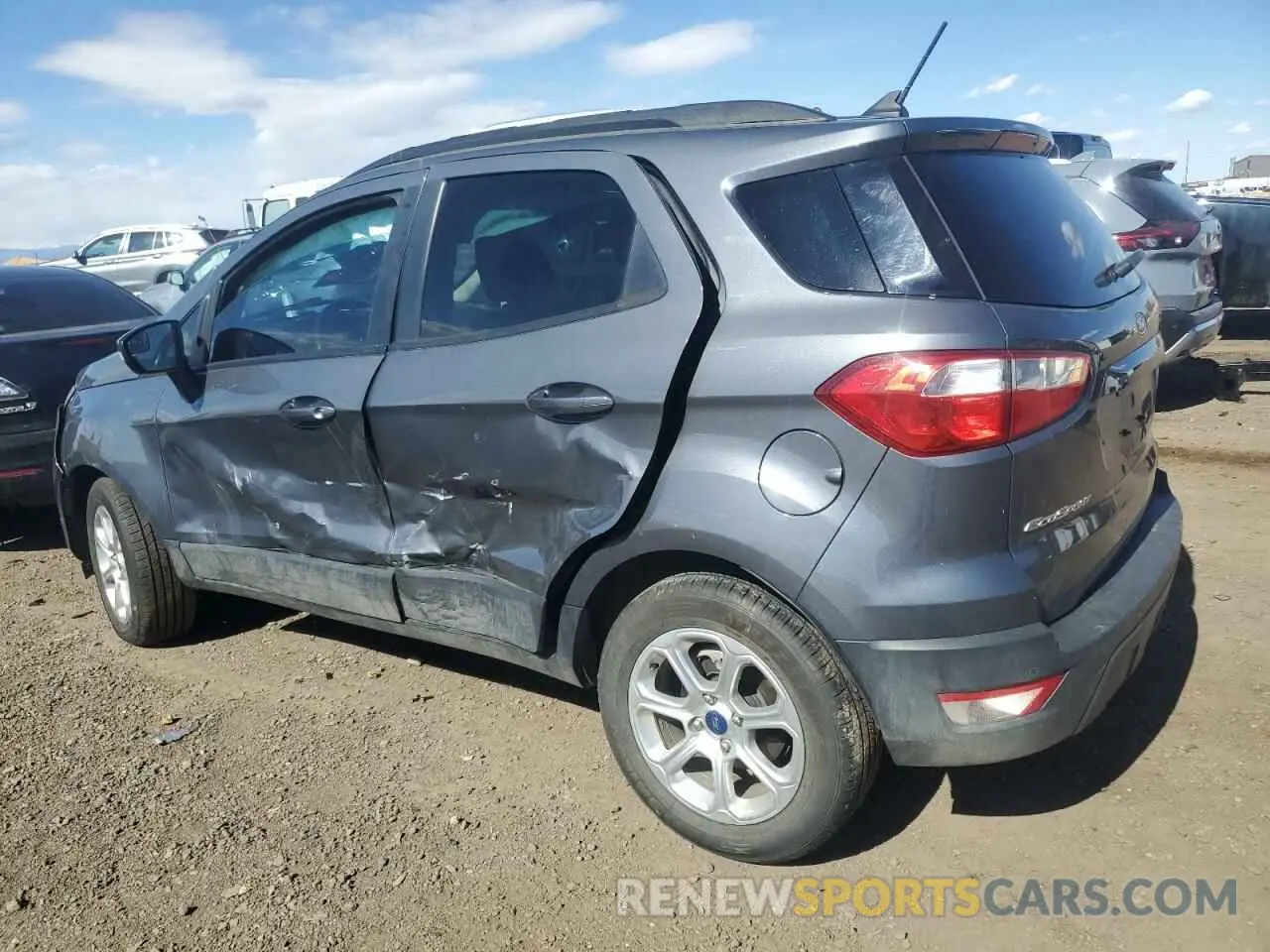 2 fotografías del automóvil dañado MAJ3S2GEXLC355478 FORD ECOSPORT 2020