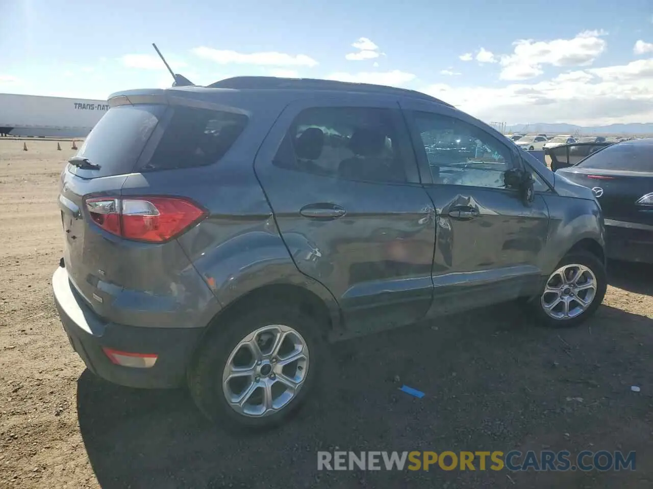 3 fotografías del automóvil dañado MAJ3S2GEXLC355478 FORD ECOSPORT 2020