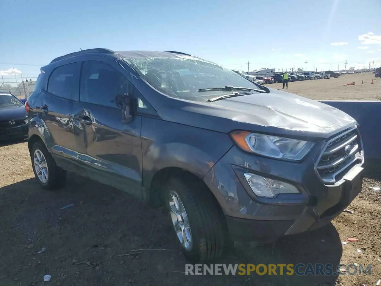 4 fotografías del automóvil dañado MAJ3S2GEXLC355478 FORD ECOSPORT 2020