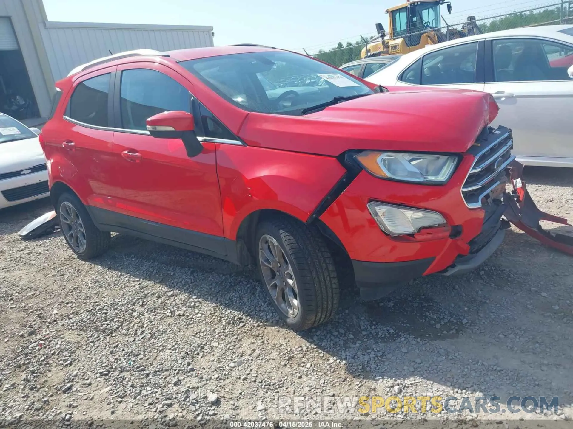 1 fotografías del automóvil dañado MAJ3S2KE2LC343672 FORD ECOSPORT 2020