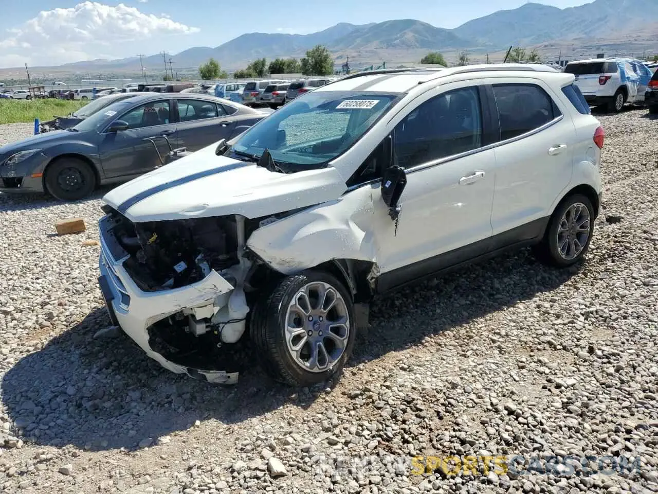 1 fotografías del automóvil dañado MAJ3S2KE5LC324341 FORD ECOSPORT 2020