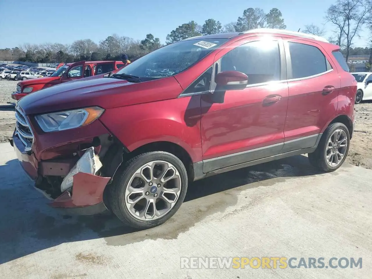 1 fotografías del automóvil dañado MAJ3S2KE5LC337753 FORD ECOSPORT 2020