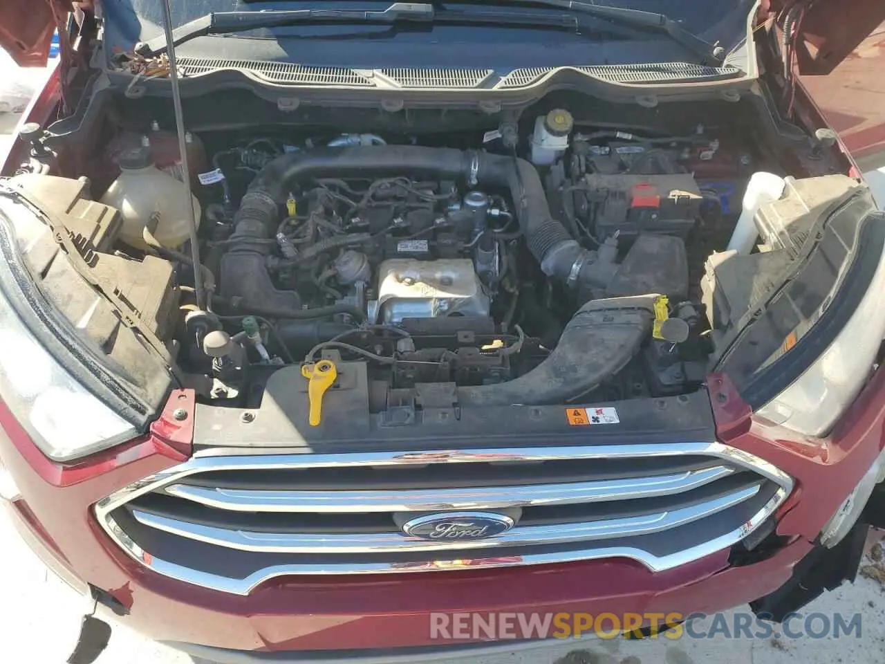 12 fotografías del automóvil dañado MAJ3S2KE5LC337753 FORD ECOSPORT 2020