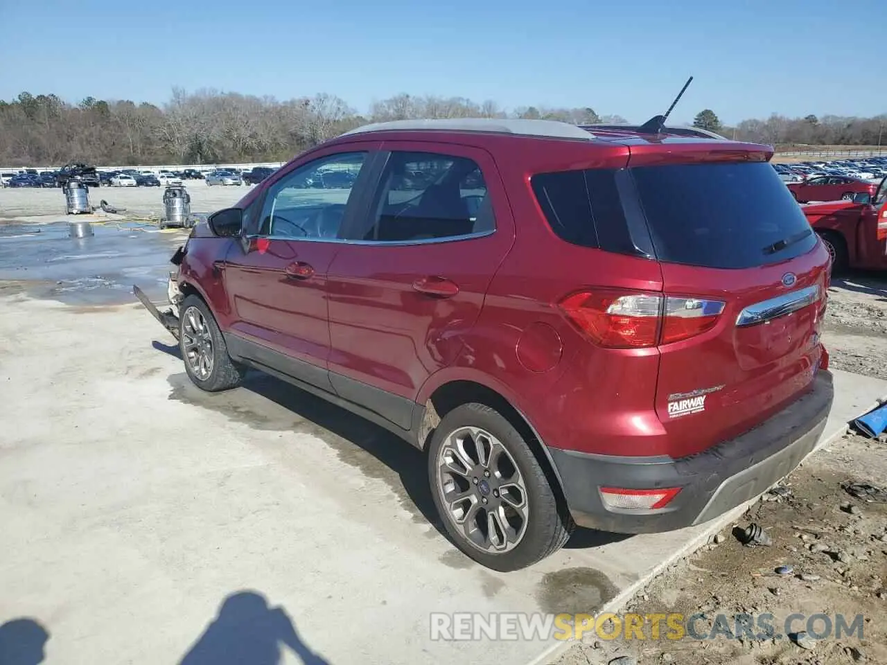 2 fotografías del automóvil dañado MAJ3S2KE5LC337753 FORD ECOSPORT 2020