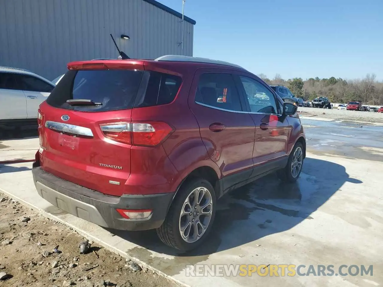 3 fotografías del automóvil dañado MAJ3S2KE5LC337753 FORD ECOSPORT 2020