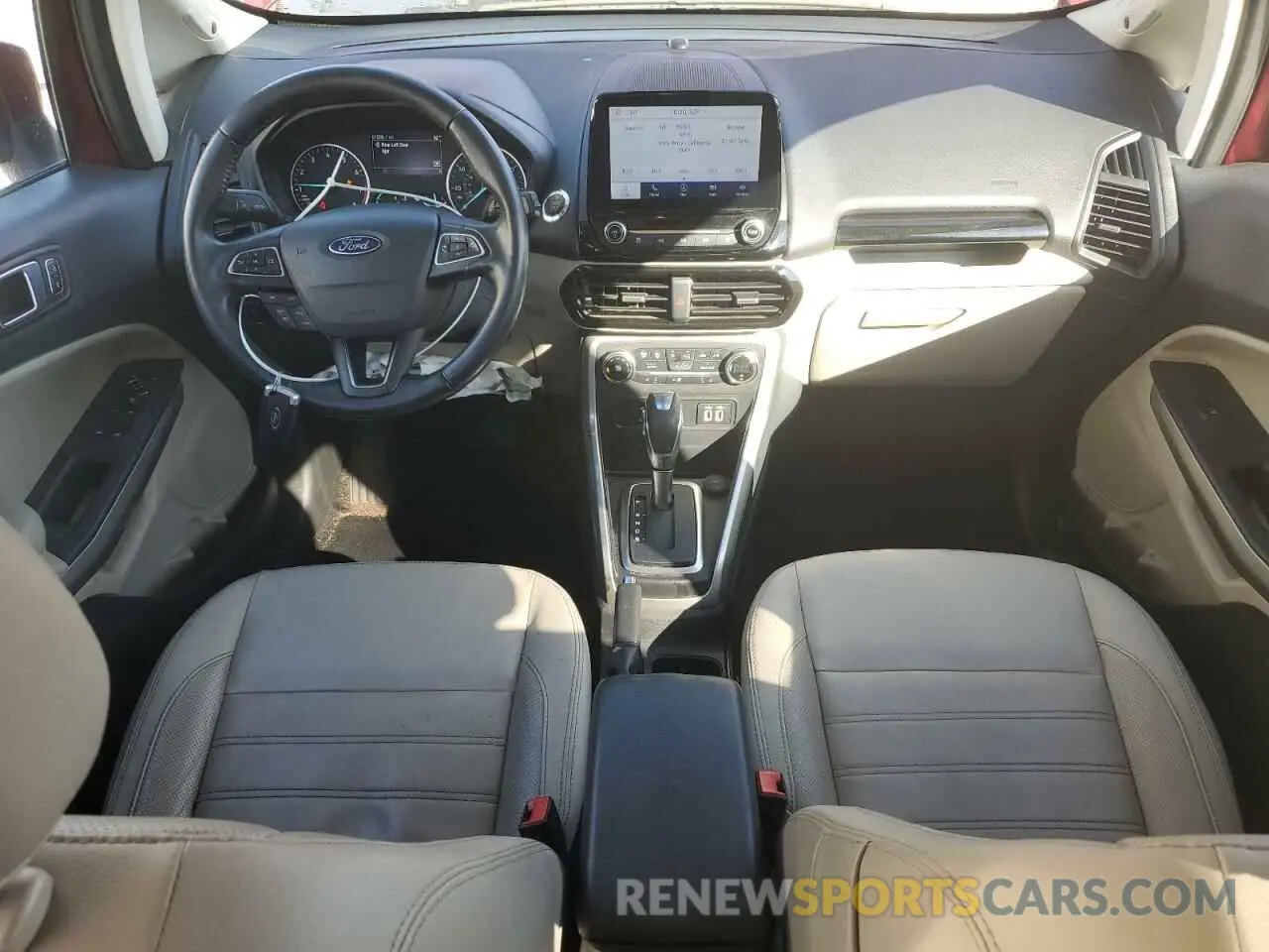 8 fotografías del automóvil dañado MAJ3S2KE5LC337753 FORD ECOSPORT 2020