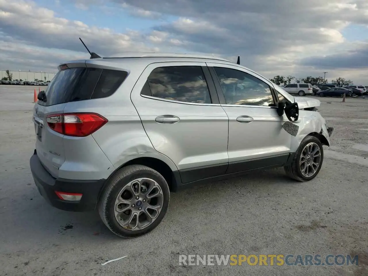 3 fotografías del automóvil dañado MAJ3S2KE8LC333941 FORD ECOSPORT 2020