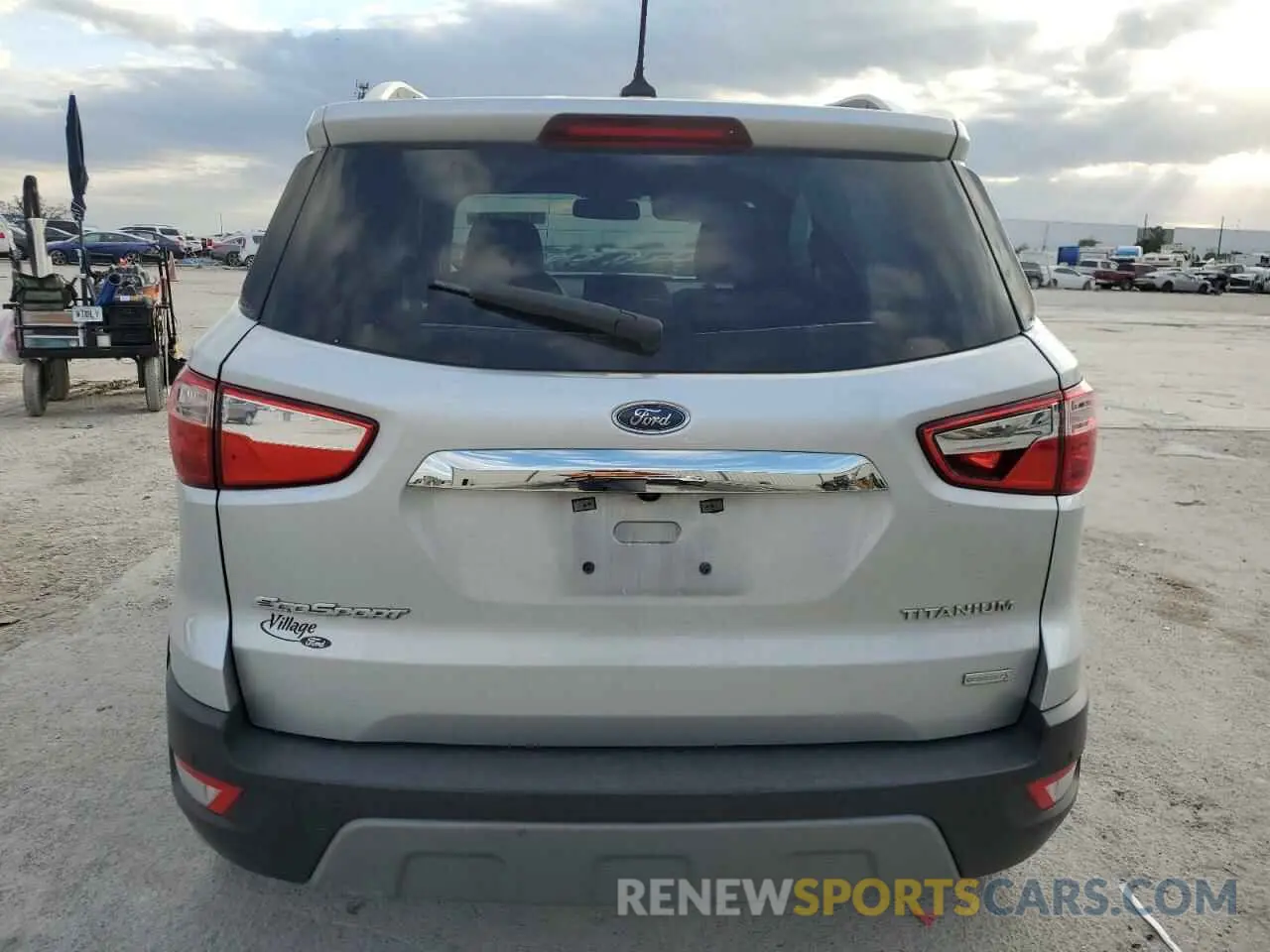 6 fotografías del automóvil dañado MAJ3S2KE8LC333941 FORD ECOSPORT 2020