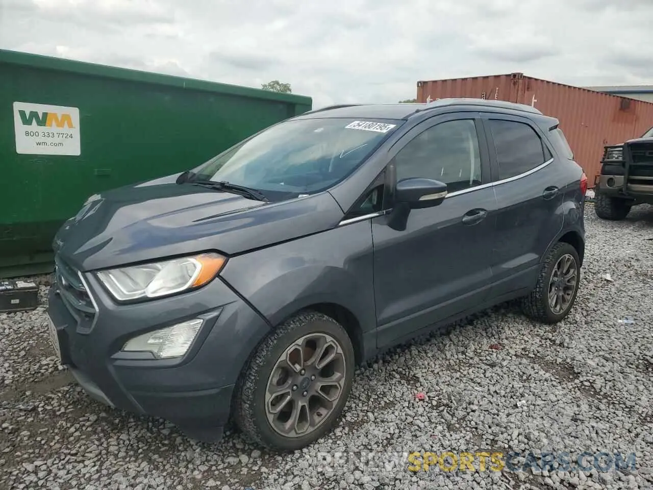 1 fotografías del automóvil dañado MAJ3S2KE9LC318428 FORD ECOSPORT 2020