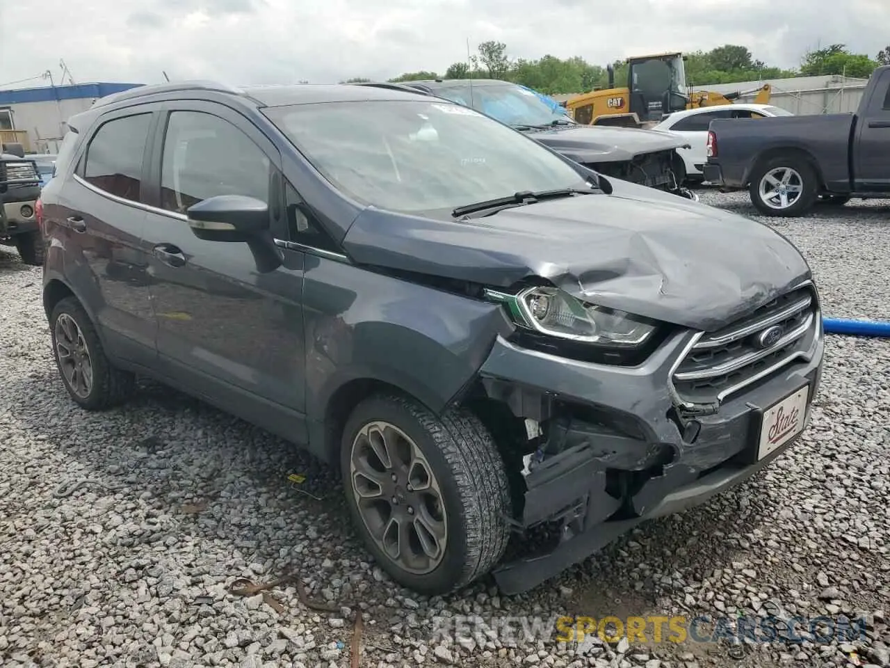 4 fotografías del automóvil dañado MAJ3S2KE9LC318428 FORD ECOSPORT 2020