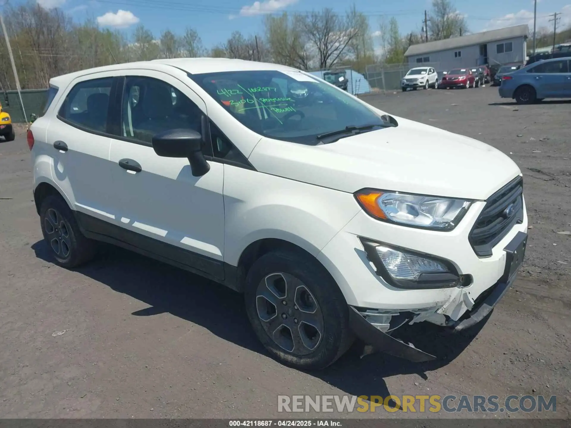 1 fotografías del automóvil dañado MAJ6S3FL2LC337785 FORD ECOSPORT 2020