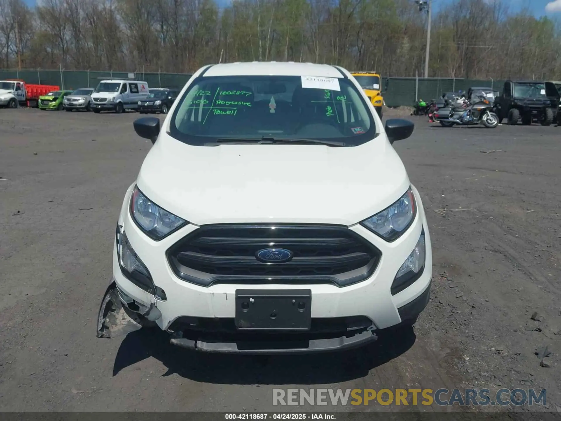 12 fotografías del automóvil dañado MAJ6S3FL2LC337785 FORD ECOSPORT 2020