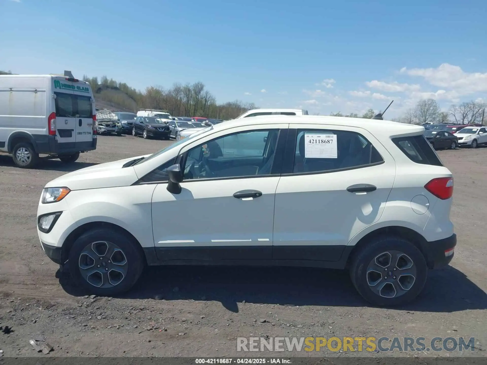 14 fotografías del automóvil dañado MAJ6S3FL2LC337785 FORD ECOSPORT 2020