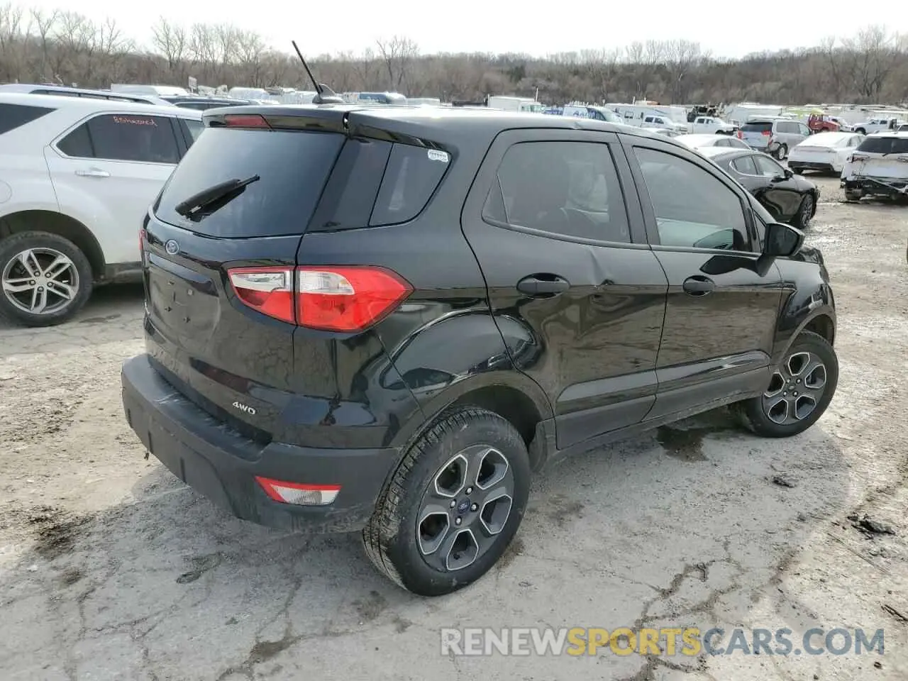 3 fotografías del automóvil dañado MAJ6S3FL3LC365871 FORD ECOSPORT 2020