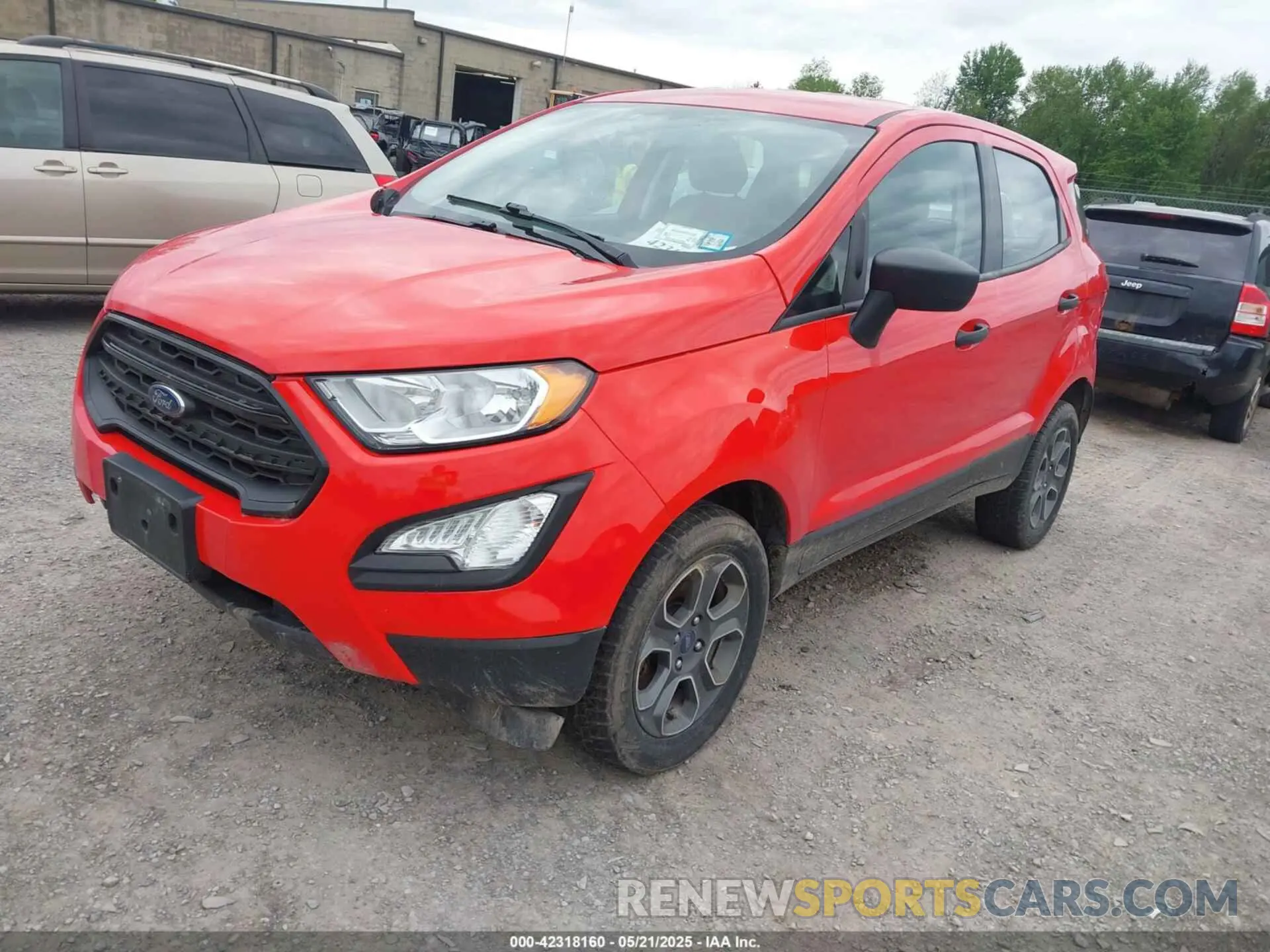2 fotografías del automóvil dañado MAJ6S3FL5LC386611 FORD ECOSPORT 2020
