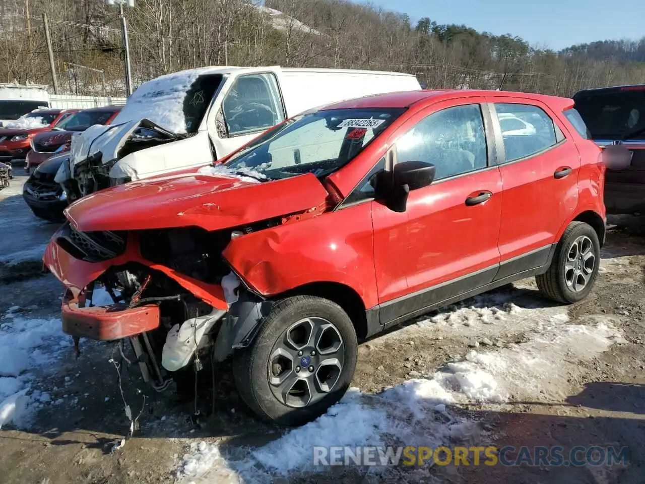 1 fotografías del automóvil dañado MAJ6S3FL6LC386360 FORD ECOSPORT 2020