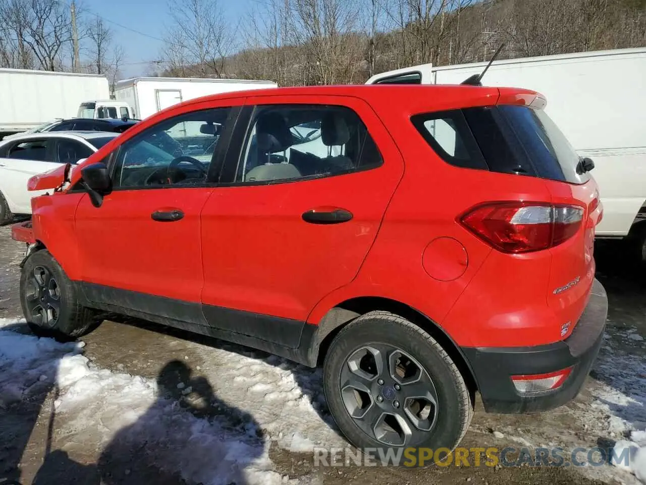 2 fotografías del automóvil dañado MAJ6S3FL6LC386360 FORD ECOSPORT 2020