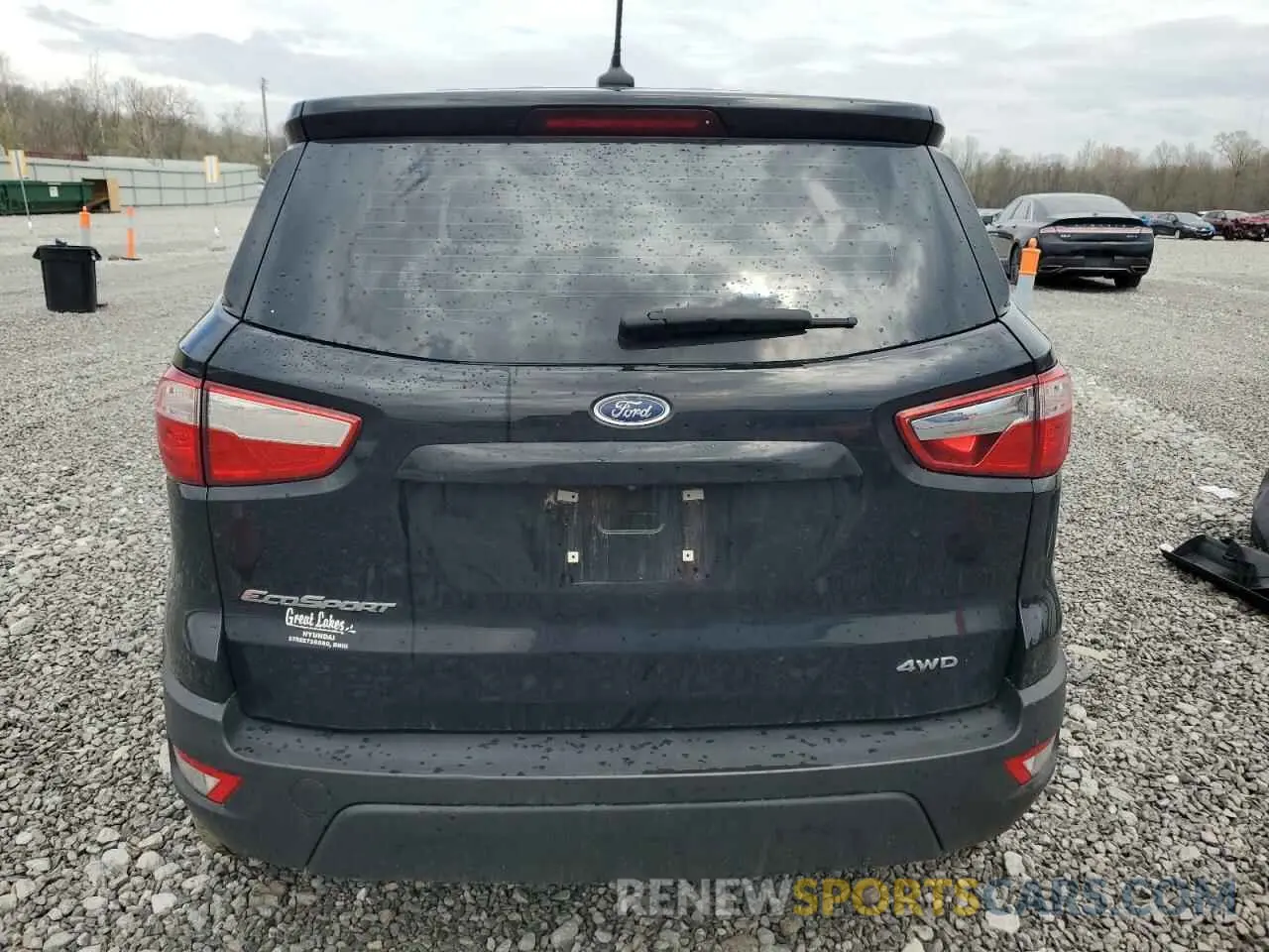 6 fotografías del automóvil dañado MAJ6S3FL7LC394418 FORD ECOSPORT 2020