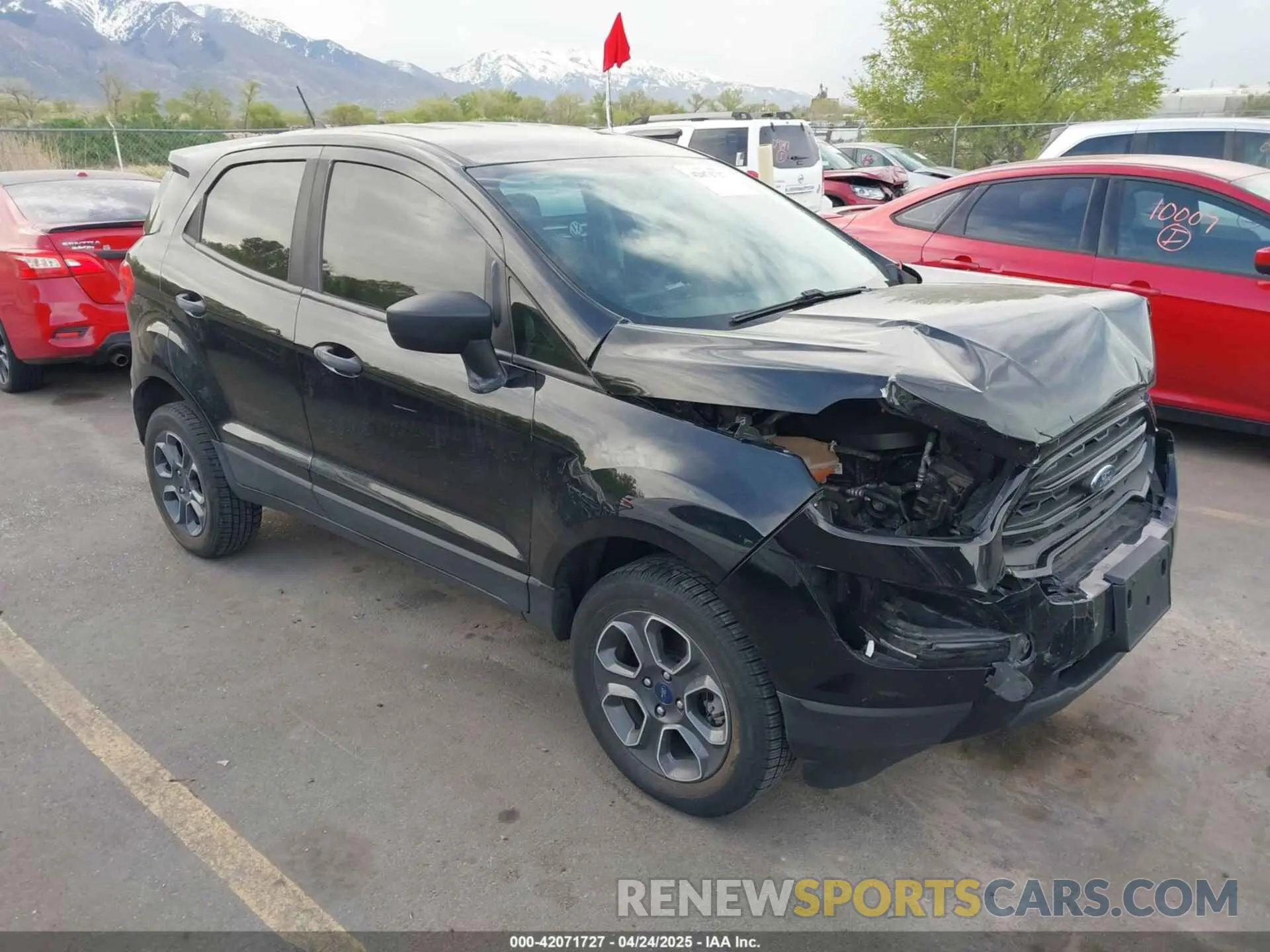 1 fotografías del automóvil dañado MAJ6S3FL8LC383251 FORD ECOSPORT 2020