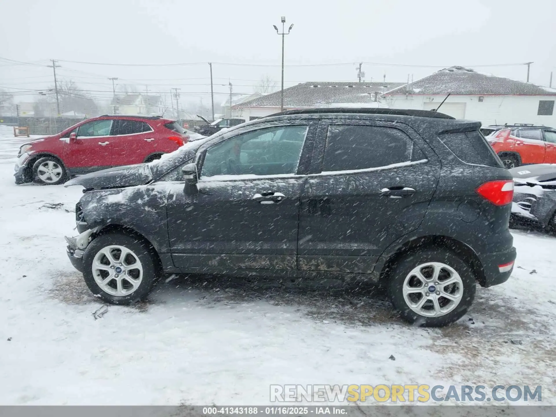 14 fotografías del automóvil dañado MAJ6S3GL0LC385347 FORD ECOSPORT 2020