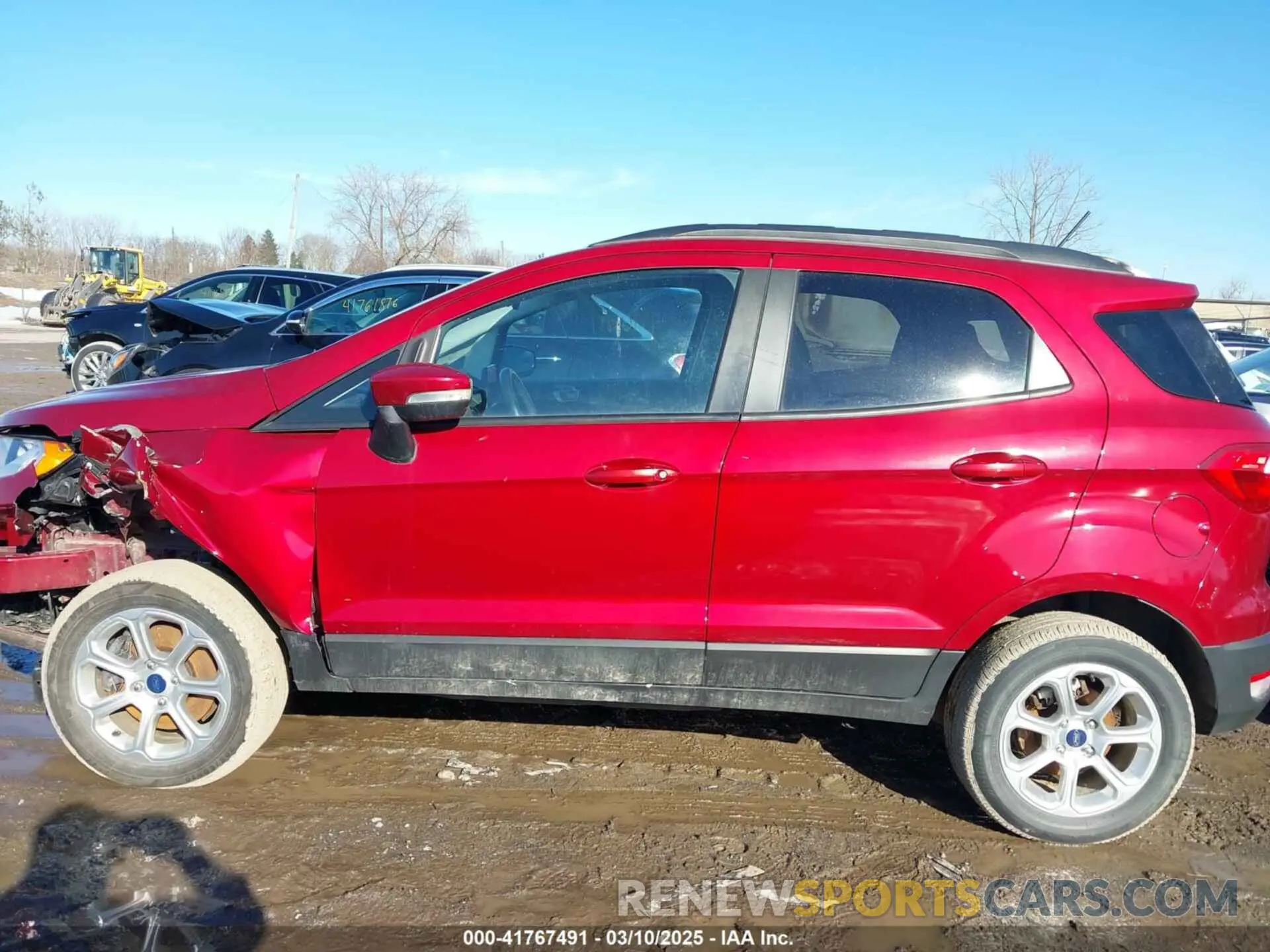 14 fotografías del automóvil dañado MAJ6S3GL1LC326405 FORD ECOSPORT 2020