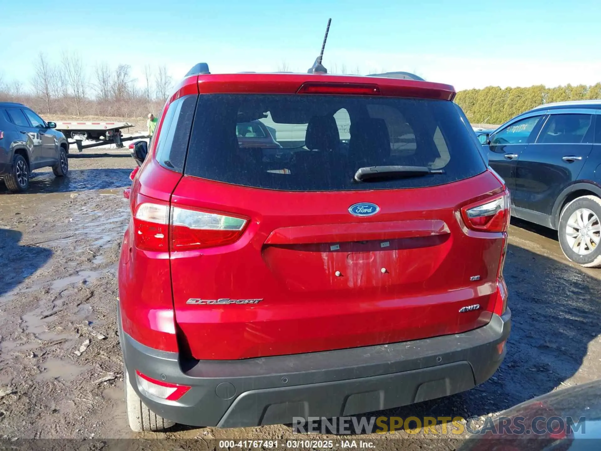 16 fotografías del automóvil dañado MAJ6S3GL1LC326405 FORD ECOSPORT 2020