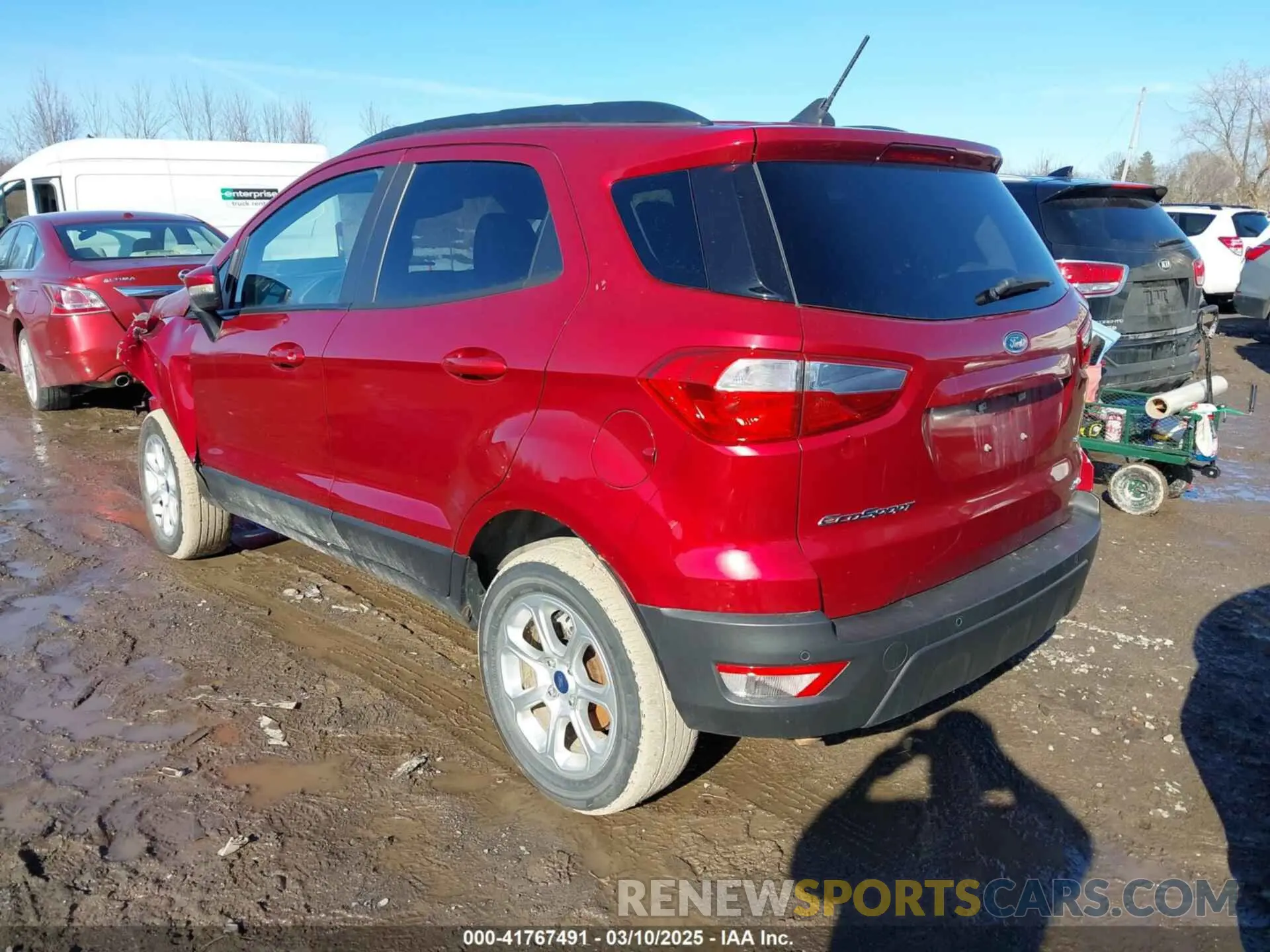 3 fotografías del automóvil dañado MAJ6S3GL1LC326405 FORD ECOSPORT 2020