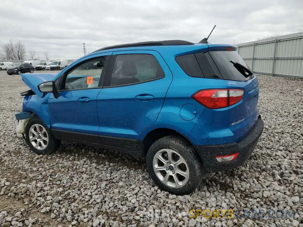 2 fotografías del automóvil dañado MAJ6S3GL1LC339591 FORD ECOSPORT 2020