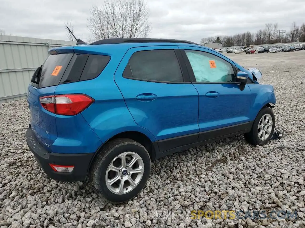 3 fotografías del automóvil dañado MAJ6S3GL1LC339591 FORD ECOSPORT 2020