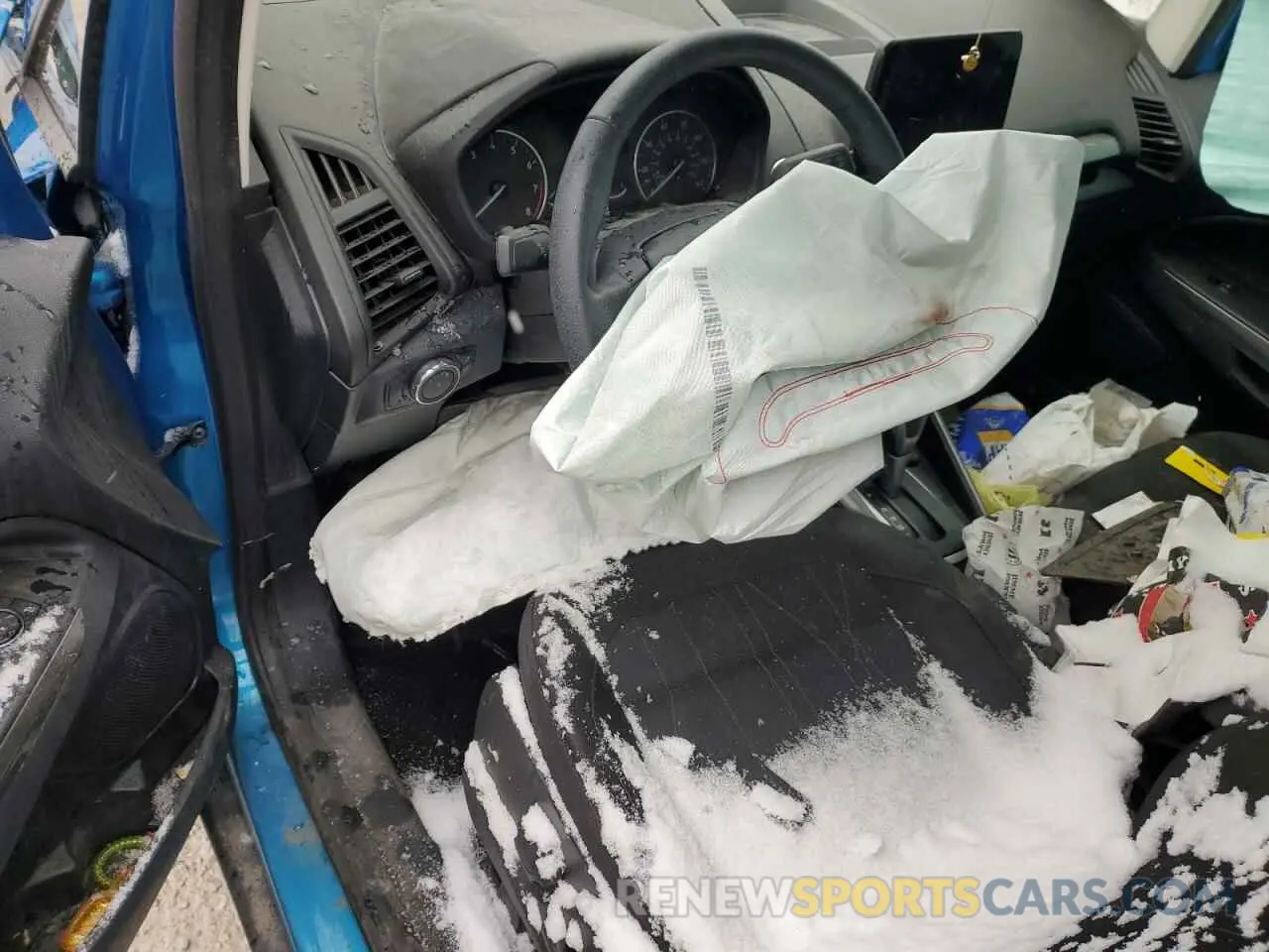 8 fotografías del automóvil dañado MAJ6S3GL1LC339591 FORD ECOSPORT 2020