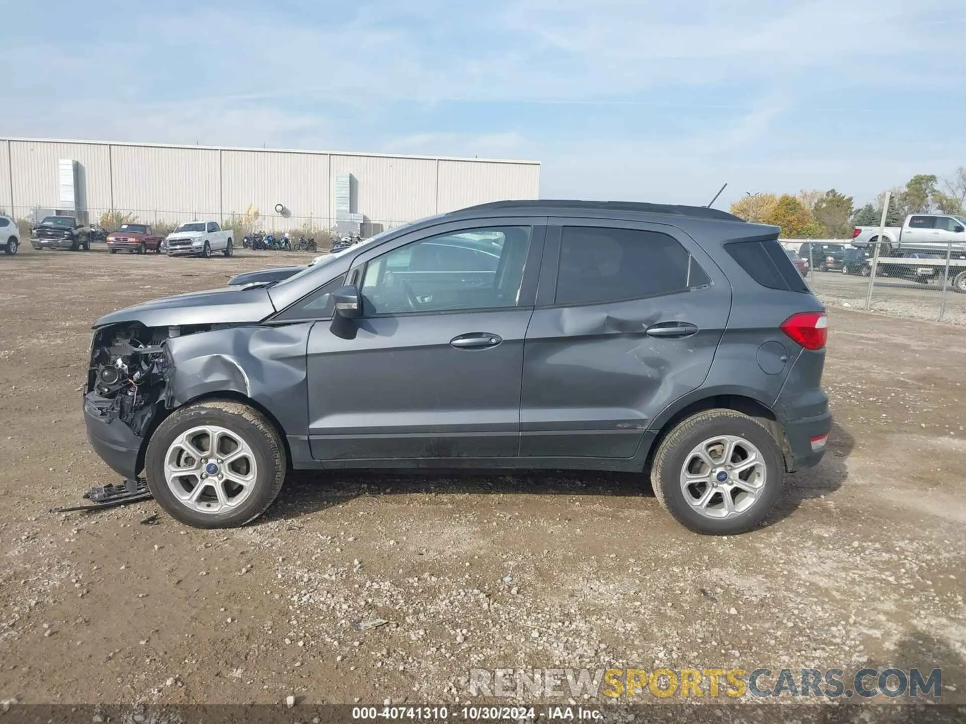 14 fotografías del automóvil dañado MAJ6S3GL1LC344306 FORD ECOSPORT 2020