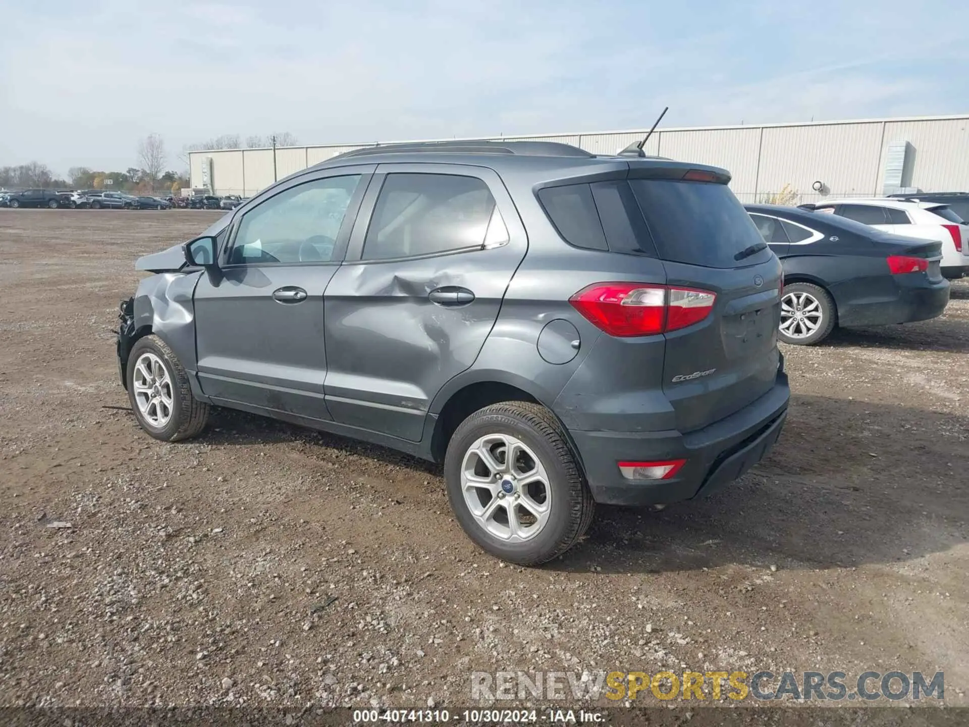 3 fotografías del automóvil dañado MAJ6S3GL1LC344306 FORD ECOSPORT 2020