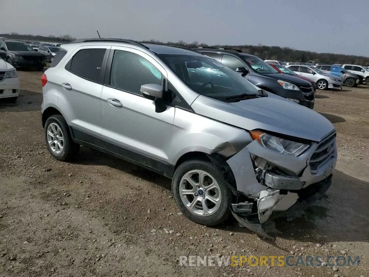 4 fotografías del automóvil dañado MAJ6S3GL1LC344645 FORD ECOSPORT 2020