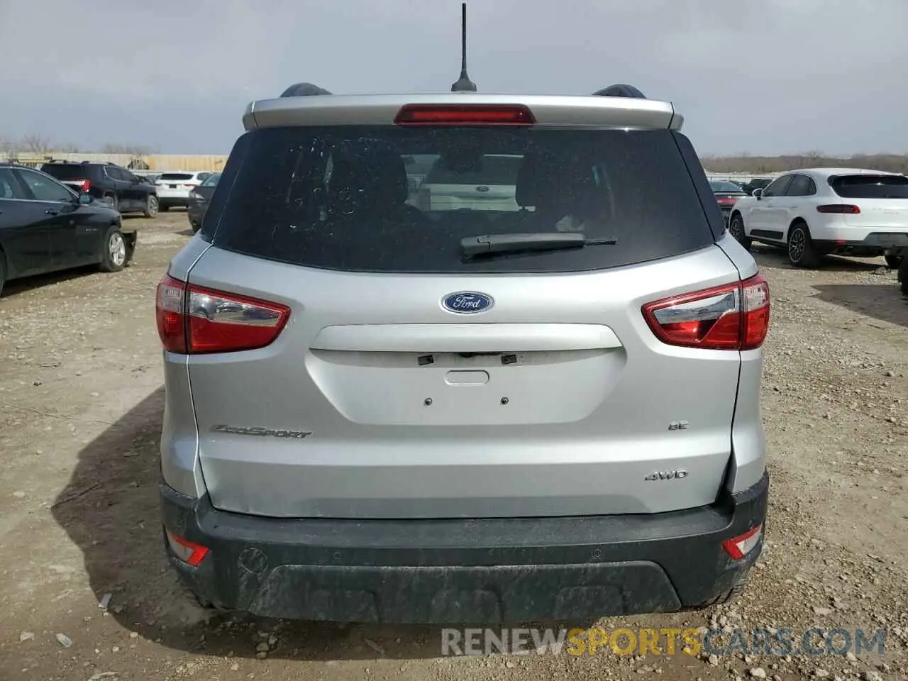 6 fotografías del automóvil dañado MAJ6S3GL1LC344645 FORD ECOSPORT 2020
