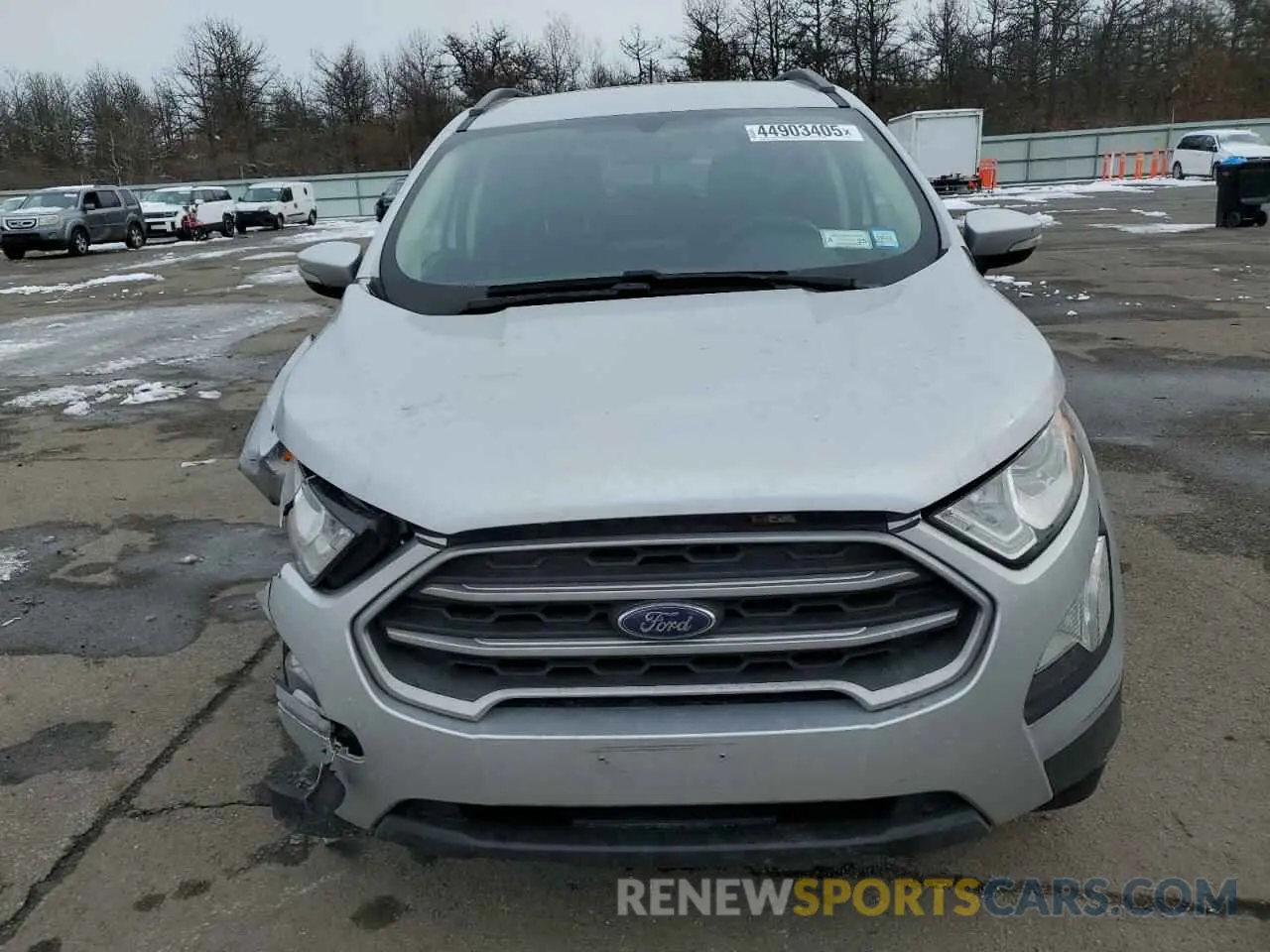 5 fotografías del automóvil dañado MAJ6S3GL1LC386233 FORD ECOSPORT 2020