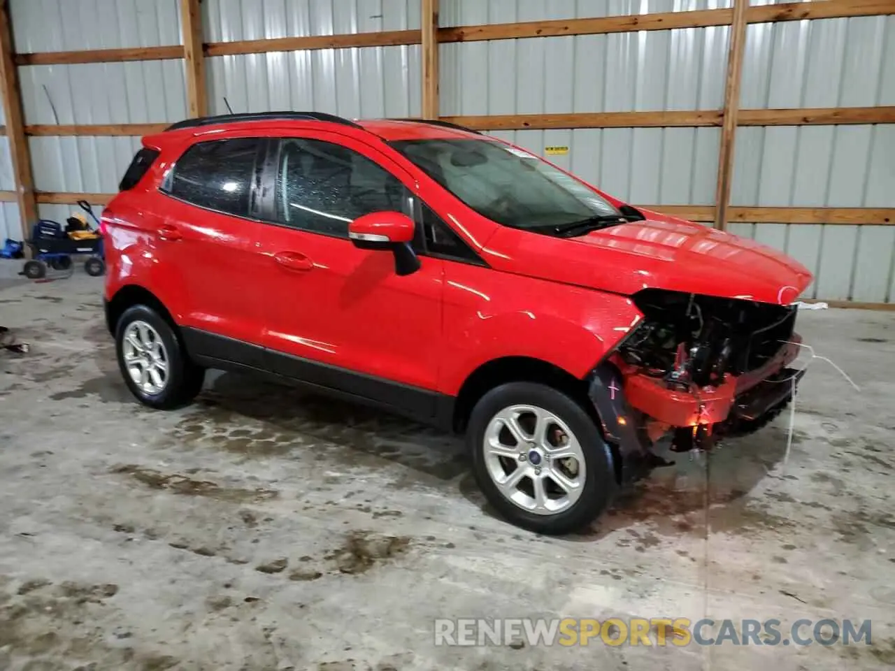 4 fotografías del automóvil dañado MAJ6S3GL1LC392887 FORD ECOSPORT 2020