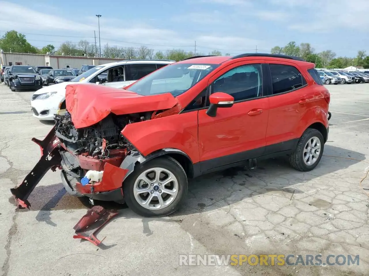 1 fotografías del automóvil dañado MAJ6S3GL2LC336649 FORD ECOSPORT 2020