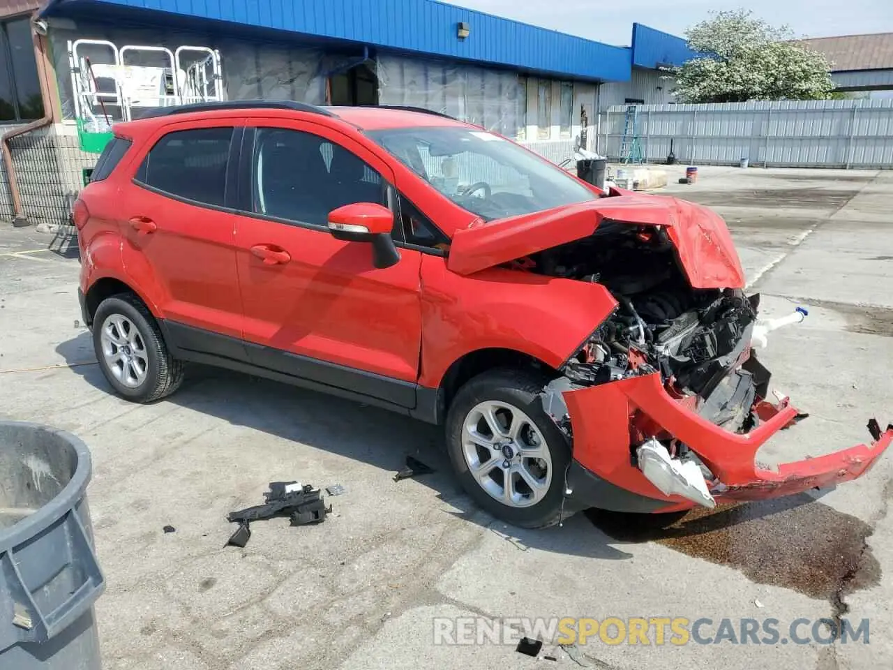 4 fotografías del automóvil dañado MAJ6S3GL2LC336649 FORD ECOSPORT 2020