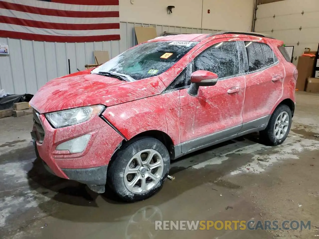 1 fotografías del automóvil dañado MAJ6S3GL2LC350793 FORD ECOSPORT 2020